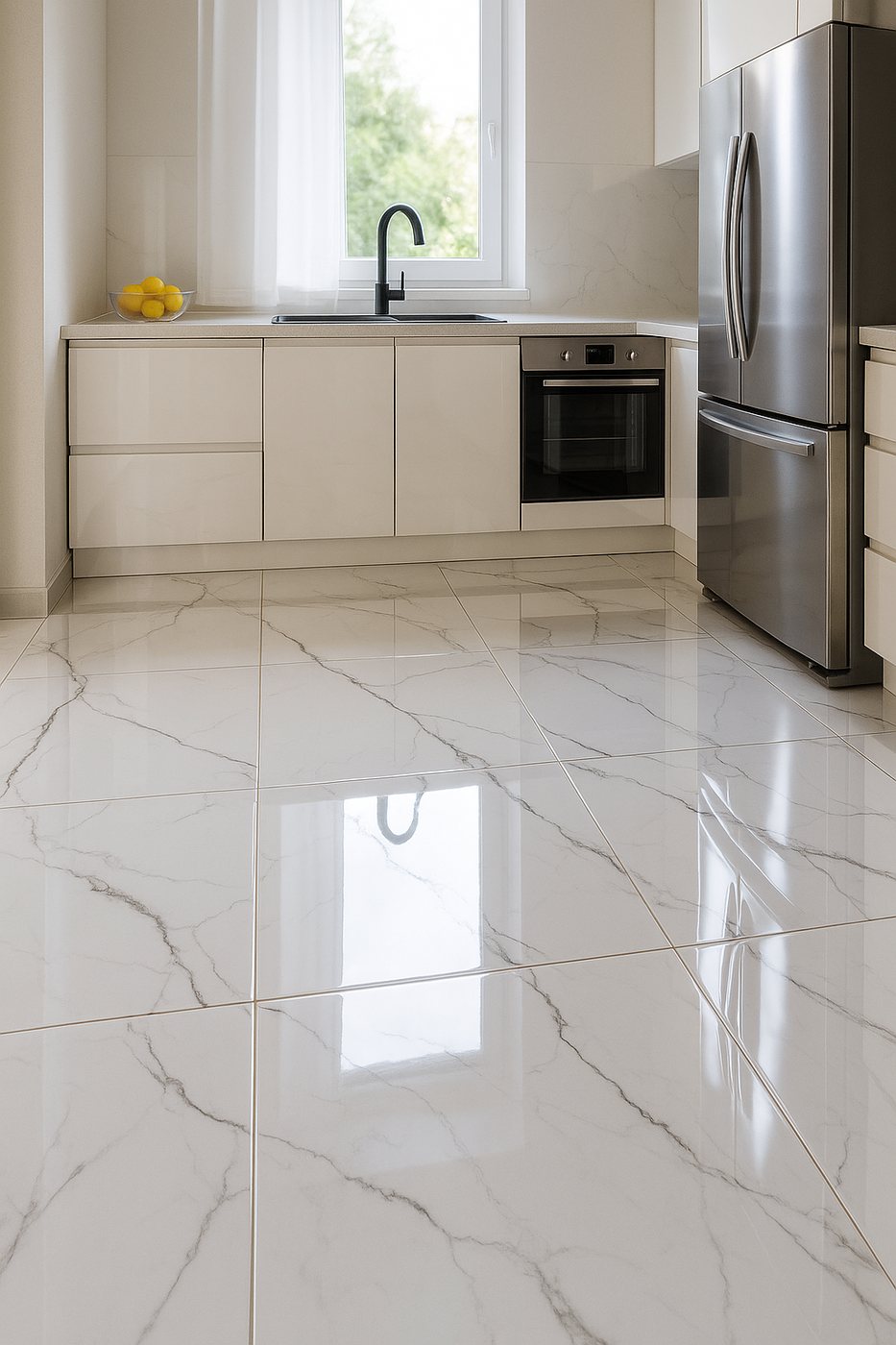 Setina White 60×60, фото партии 5